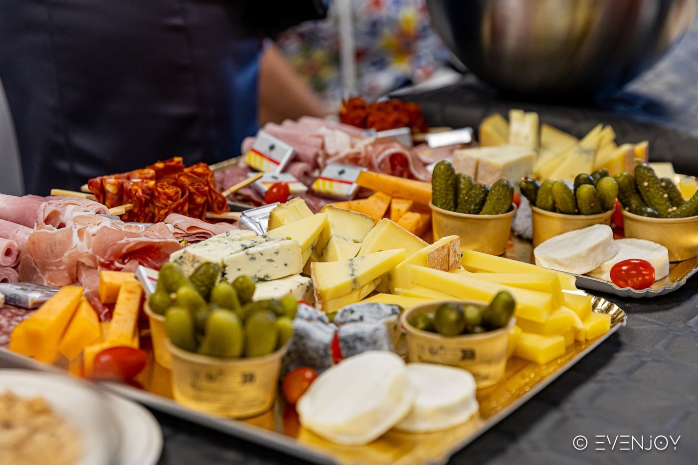 Le buffet de l'inauguration