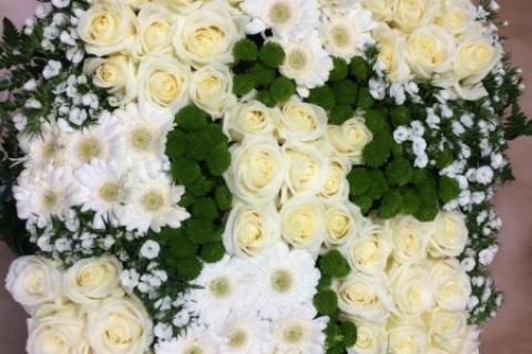Compositions florales  coloris blanc
